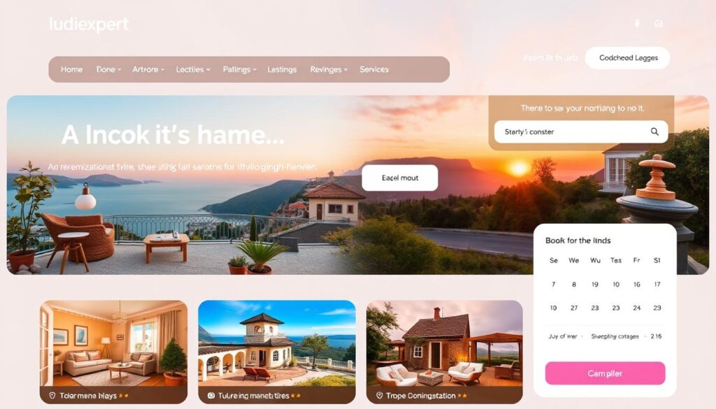 home-sharing booking platform